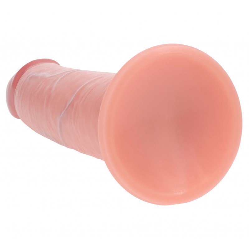 RealRock Dual Density 8'' Sliding Skin Silicone Dildo - Flesh RealRock Dual Density 8'' Sliding Skin Silicone Dildo - Flesh