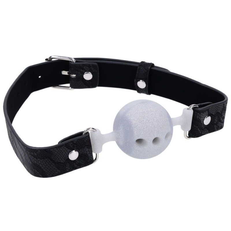 Sex & Mischief Lace Breathable Ball Gag Sex & Mischief Lace Breathable Ball Gag