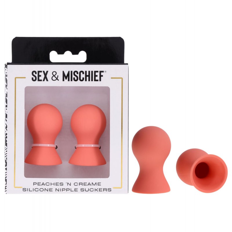 S&M Peaches n CreaMe Silicone Nipple Suckers