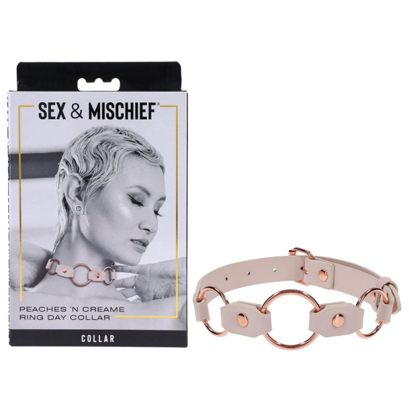 S&M Peaches n CreaMe Ring Day Collar