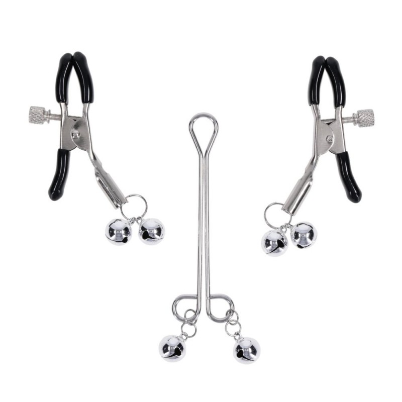 S&M Shadow Bell Nipple and Clit Jewelry S&M Shadow Bell Nipple and Clit Jewelry
