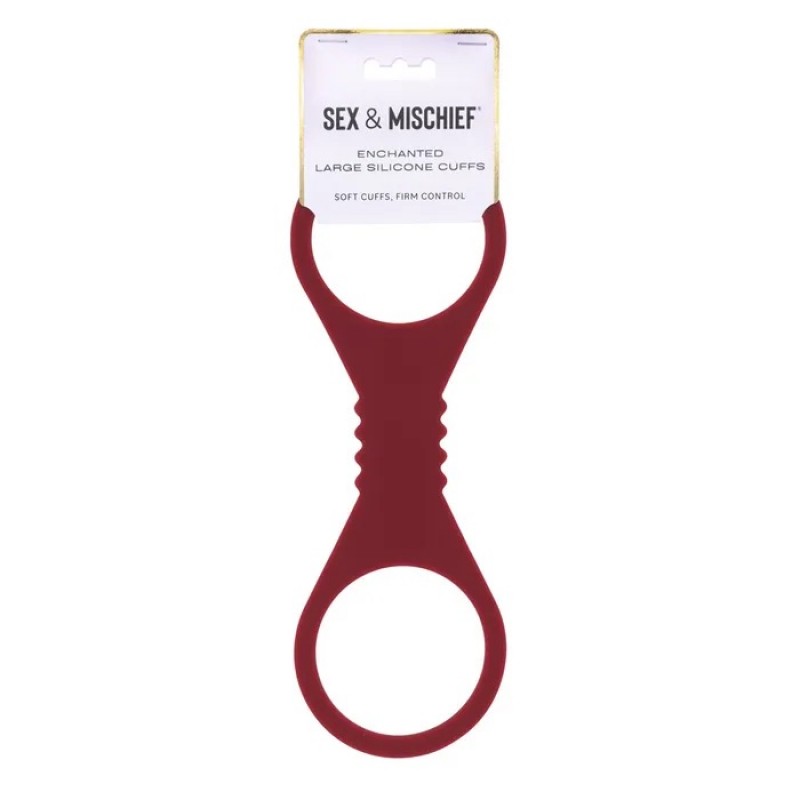S&M Silicone Cuffs Large - Enchanted