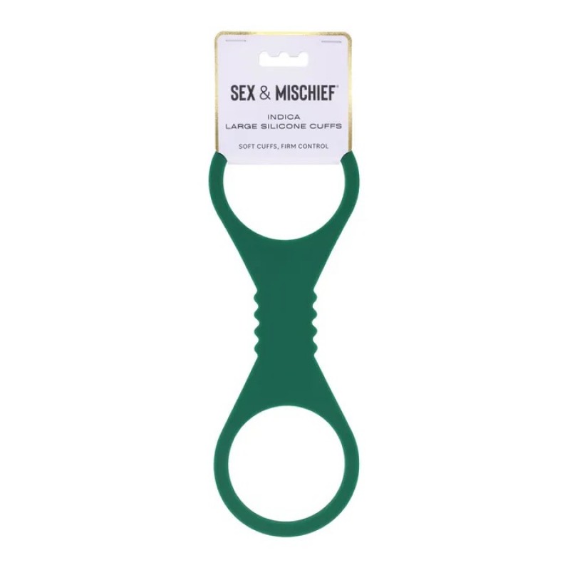 S&M Silicone Cuffs Large - Indica