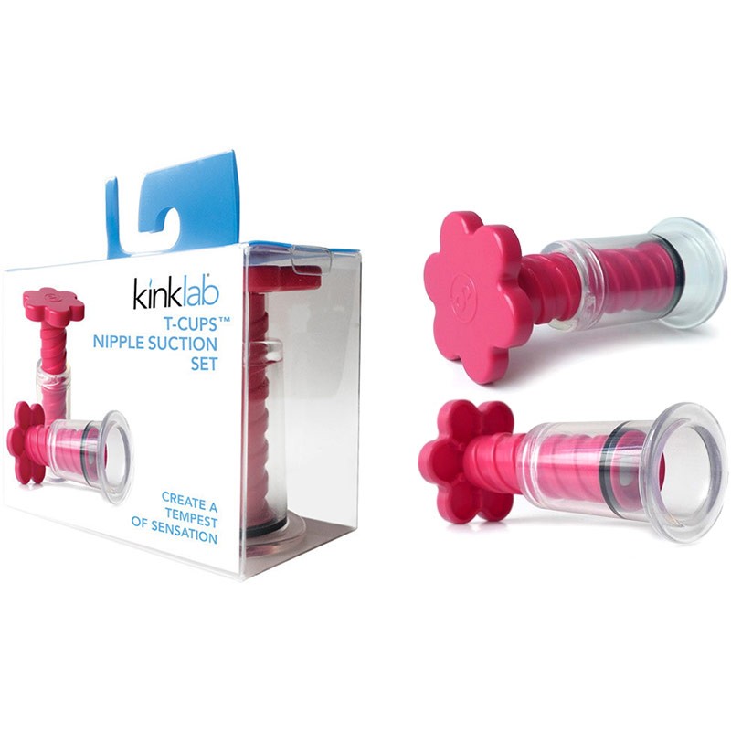 KinkLab T-Cups Nipple Suction Set