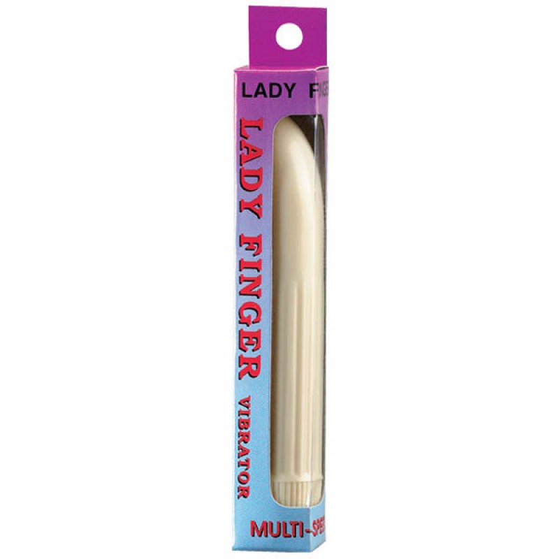 Lady Finger Vibrator - White
