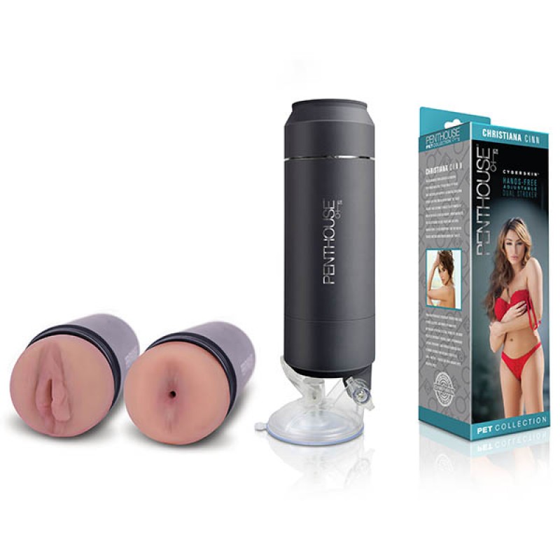 Penthouse Pet CyberSkin Dual Stroker - Christiana Cinn