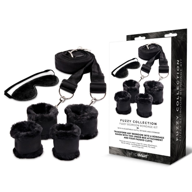 WhipSmart Fuzzy Bedroom Bondage Kit 