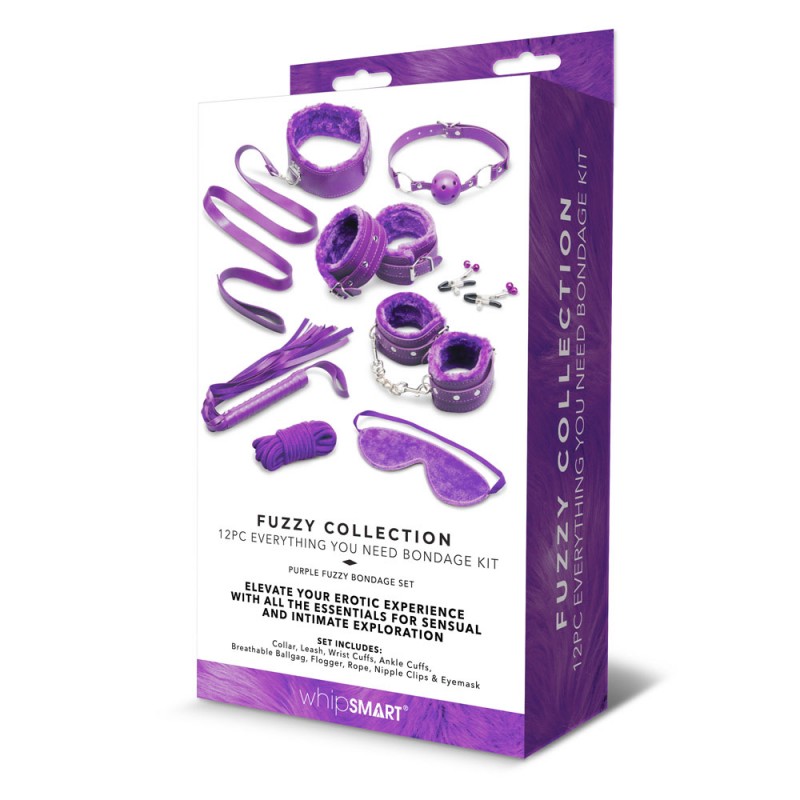 WhipSmart Fuzzy Everything You Need Bondage Kit WhipSmart Fuzzy Everything You Need Bondage Kit