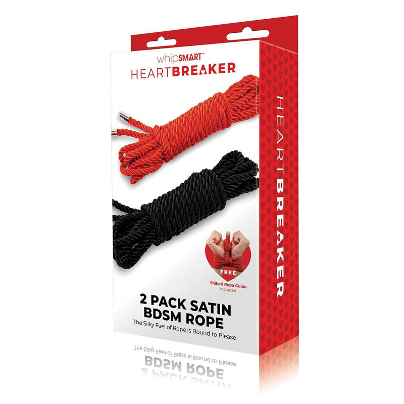 WhipSmart Heartbreaker 2-Pack Satin BDSM Rope