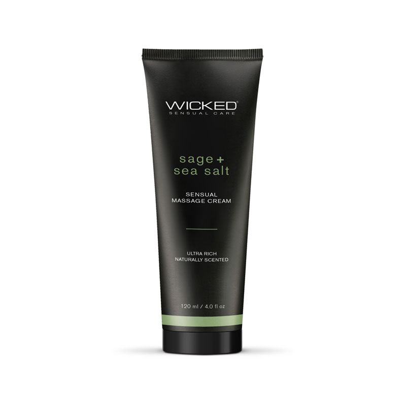 Wicked Sensual Massage Cream 120ml - Sage + Sea Salt