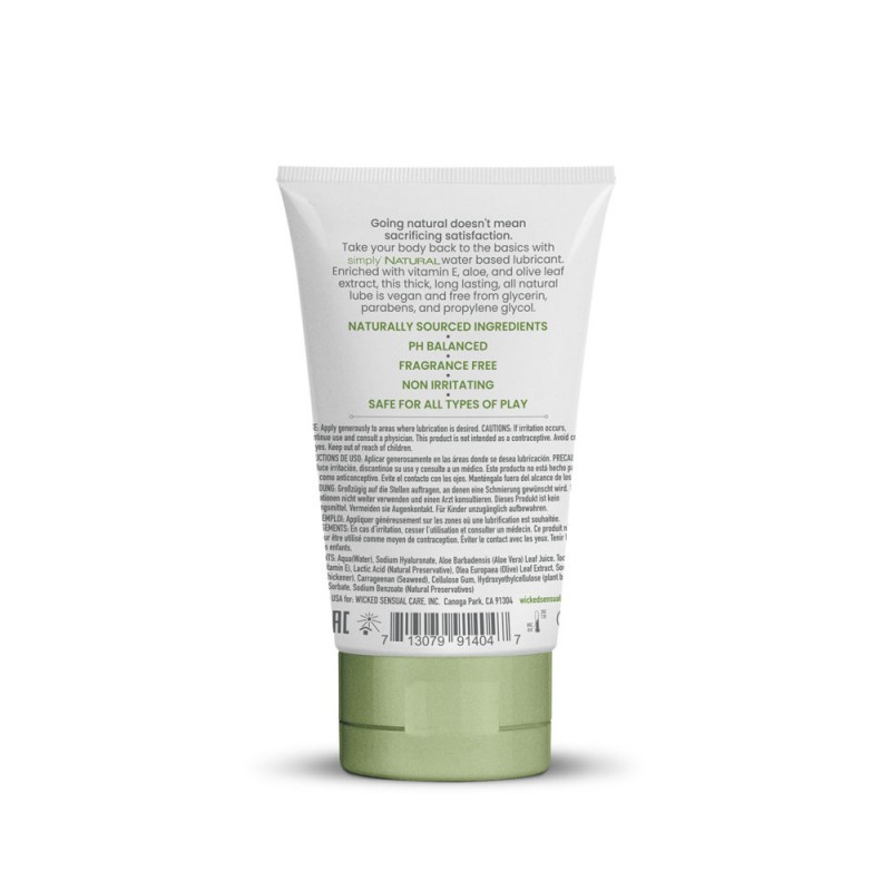 Wicked Simply Natural Lubricant - 120ml Wicked Simply Natural Lubricant - 120ml