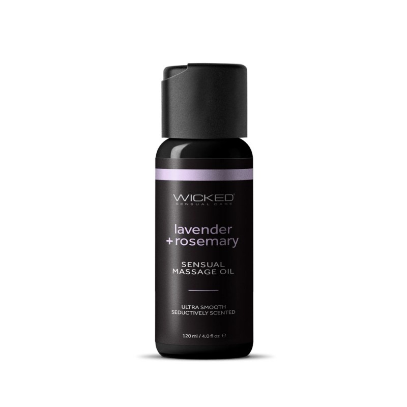 Wicked Massage Oil 120ml - Lavender + Rosemary