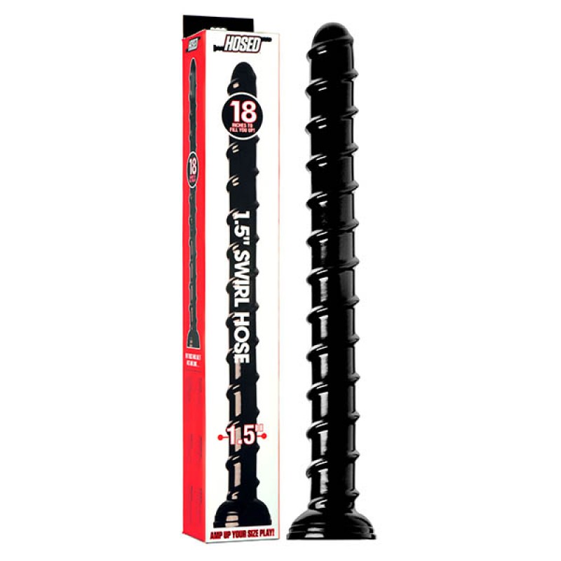 Hosed 18-inch Swirl Anal Snake