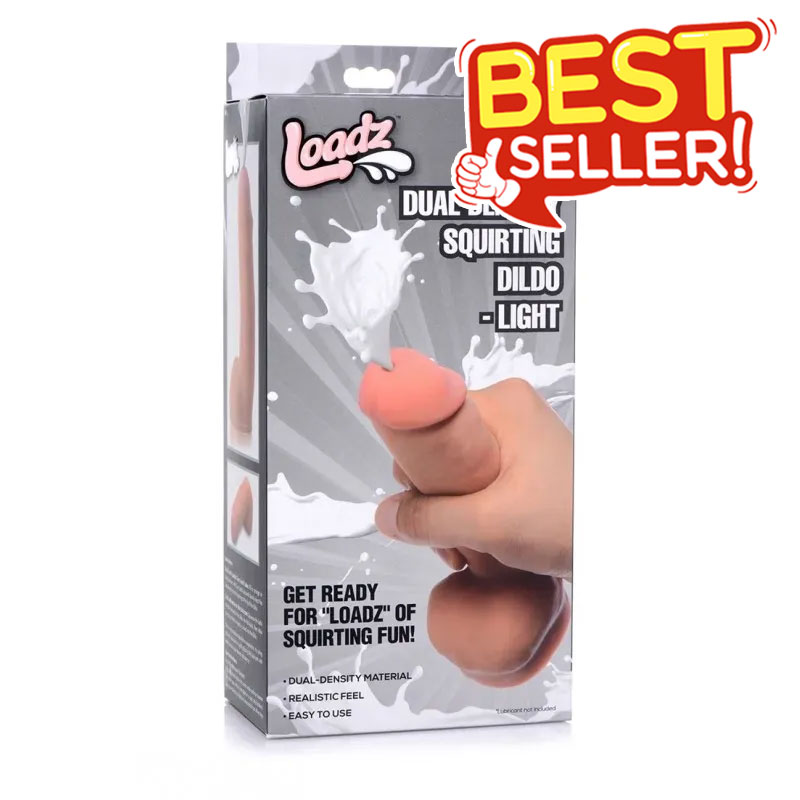 Loadz 7'' Realistic Dual Density Ejaculating Dildo