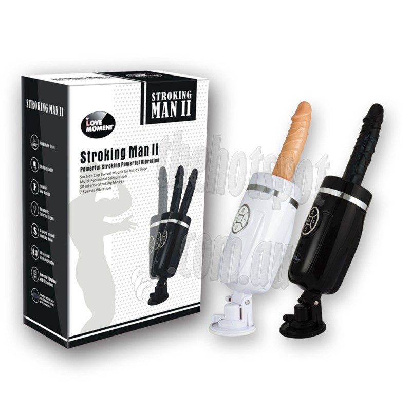 Stroking Man 2 Automatic Pumping Thrusting Dildo Sex Machine