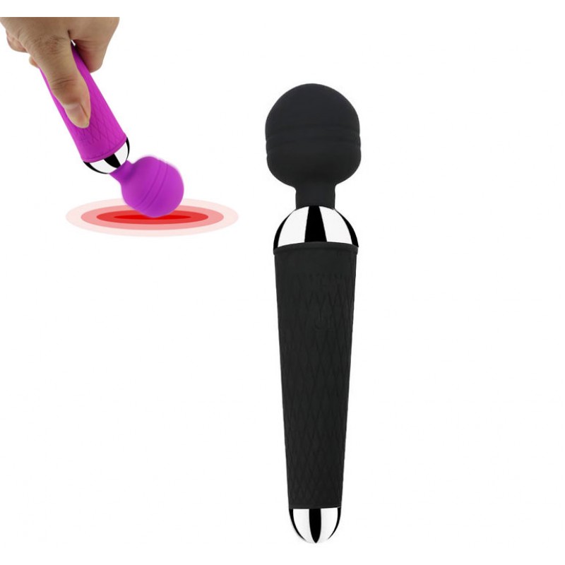 CRDC Wand Massager Vibrator - Black