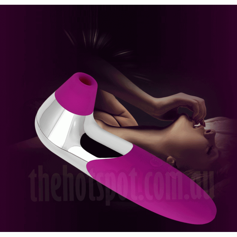 Pro-X5 Clitoris Nipple Sucker Vibrator - Purple