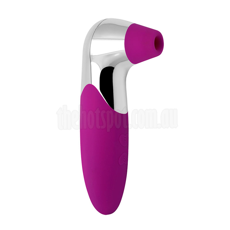 Pro-X5 Clitoris Nipple Sucker Vibrator - Purple