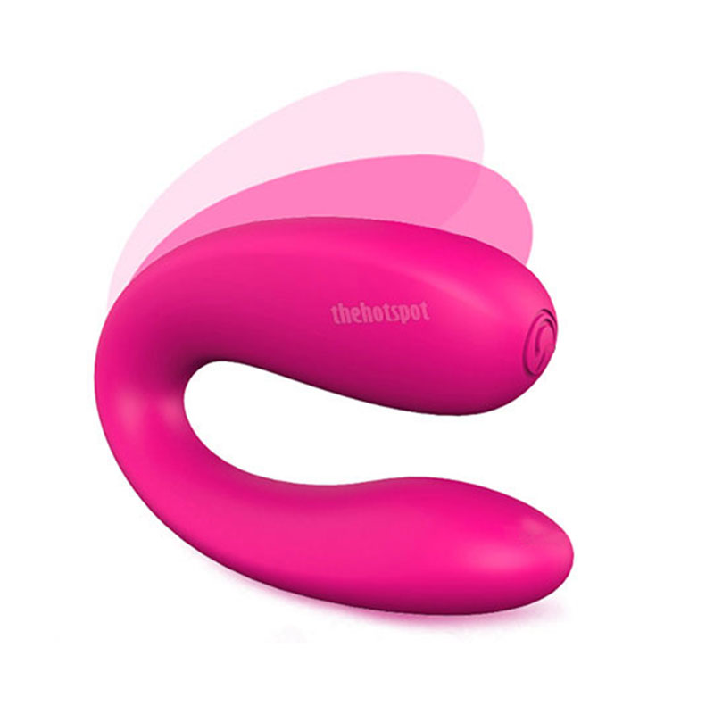 Vebe C Shaped Couples Vibrator - Pink