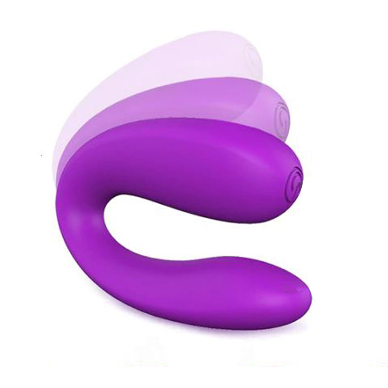 Vebe C Shaped Couples Vibrator - Purple
