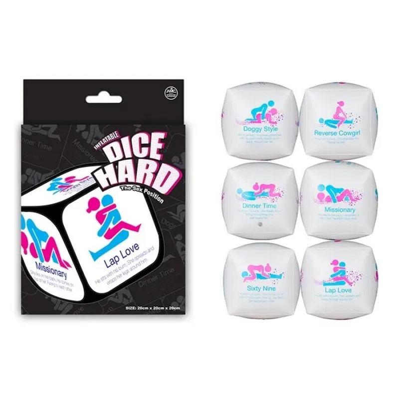 Inflatable Dice Hard with 6 Different Positions