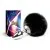 Adora Bunny Rabbit Tail Silver Tear Drop Butt Plug - Black Small $27.49