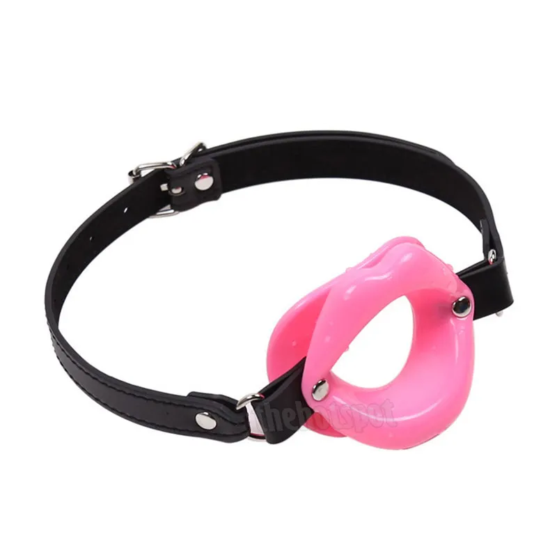 Lips Mouth Gag Bondage Restraint - Pink