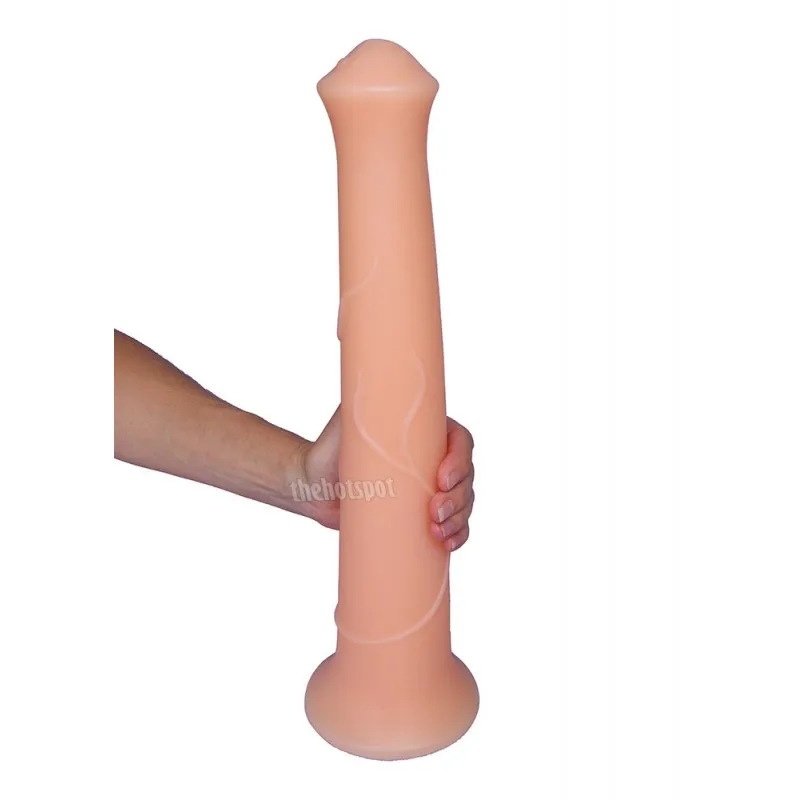 FAAK Huge Horse Cock Dildo - Beige