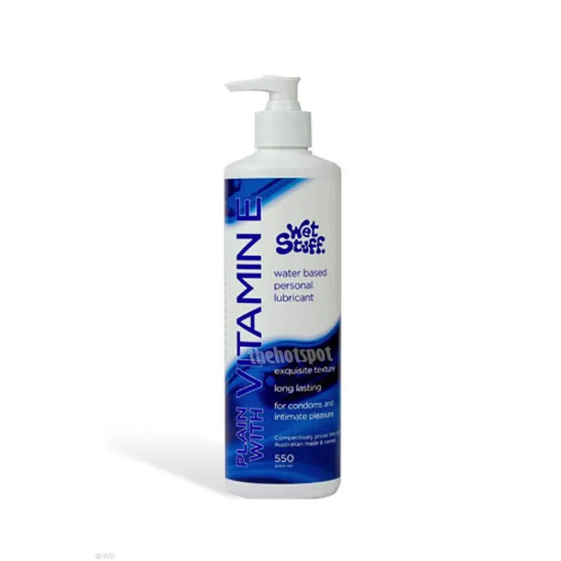 Wet Stuff Lubricant with Vitamin E - 550g Pump