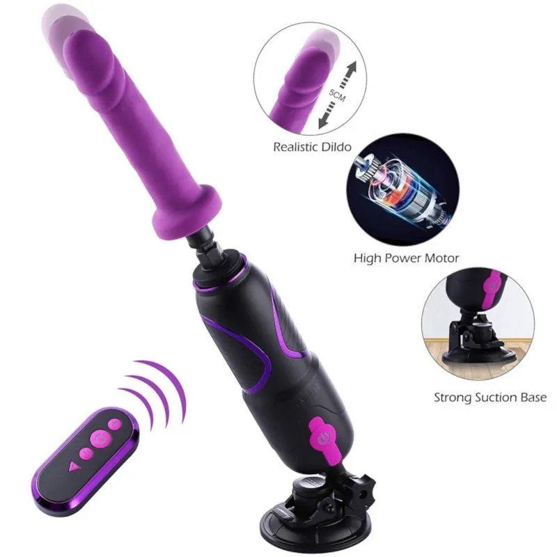 HiSmith - Pro Traveler Thrusting Dildo (Remote and App)
