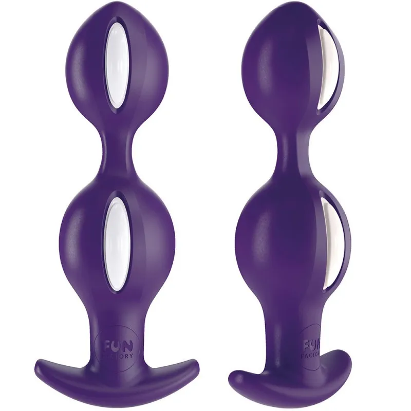 Fun Factory B-Balls Duo White & Dark Violet