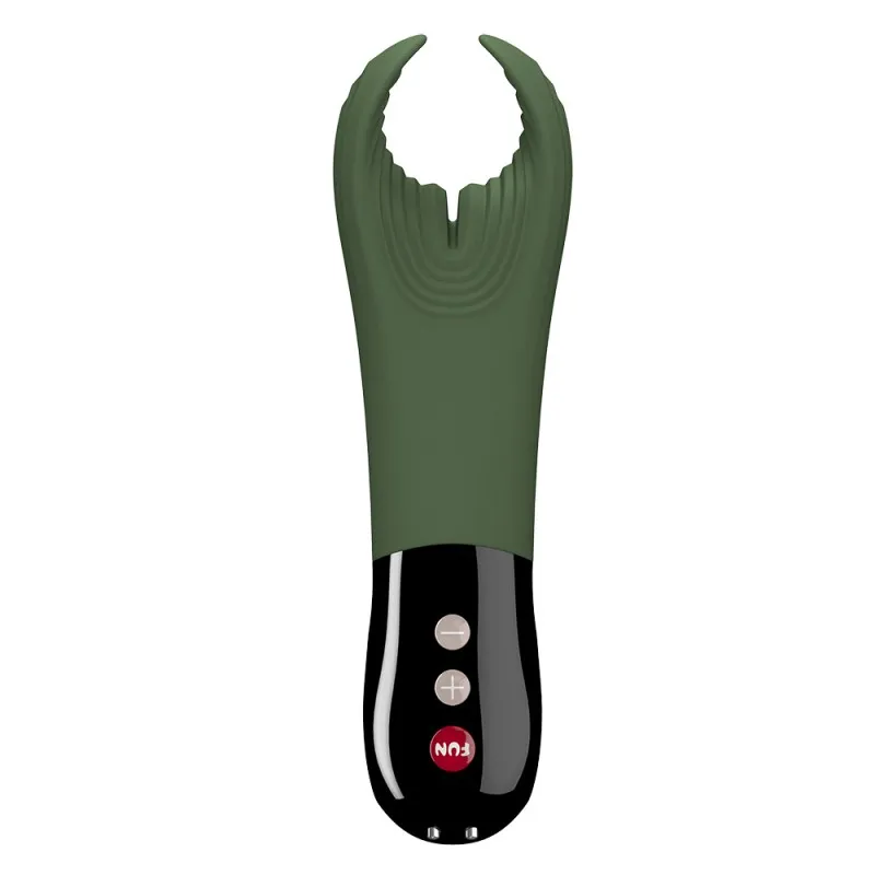 Manta Vibrating Stroker - Moss Green
