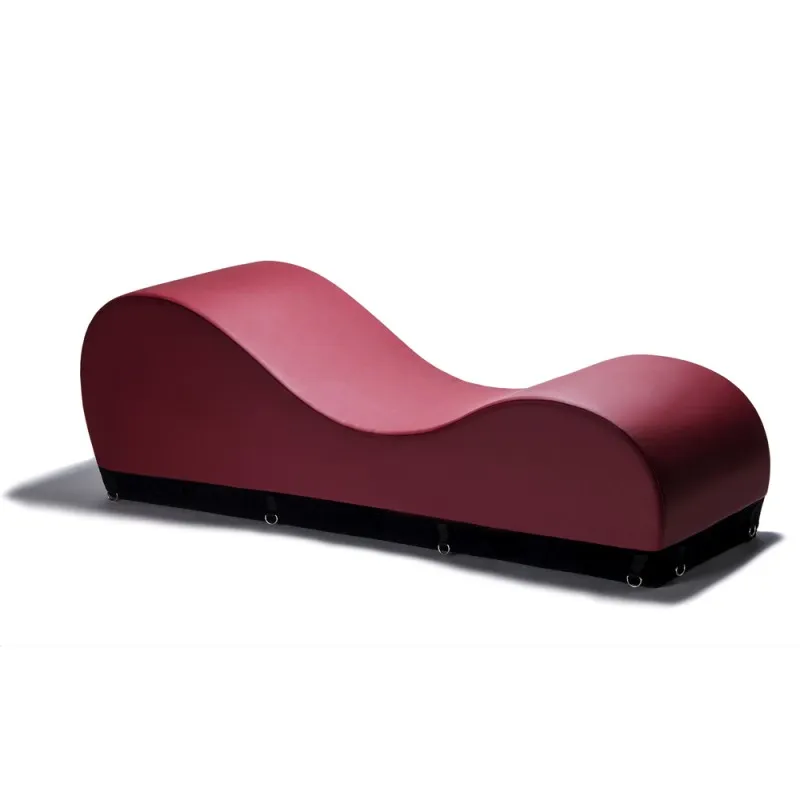 Liberator Black Label Esse Chaise Bondage Sex Furniture - Claret