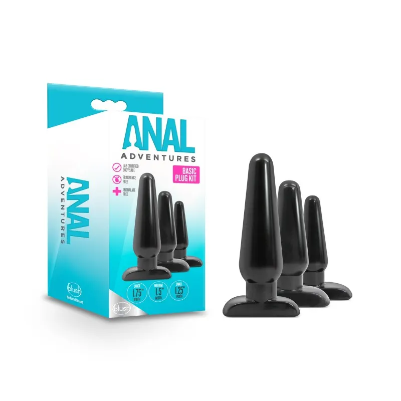 Anal Adventures - Basic Plug Kit