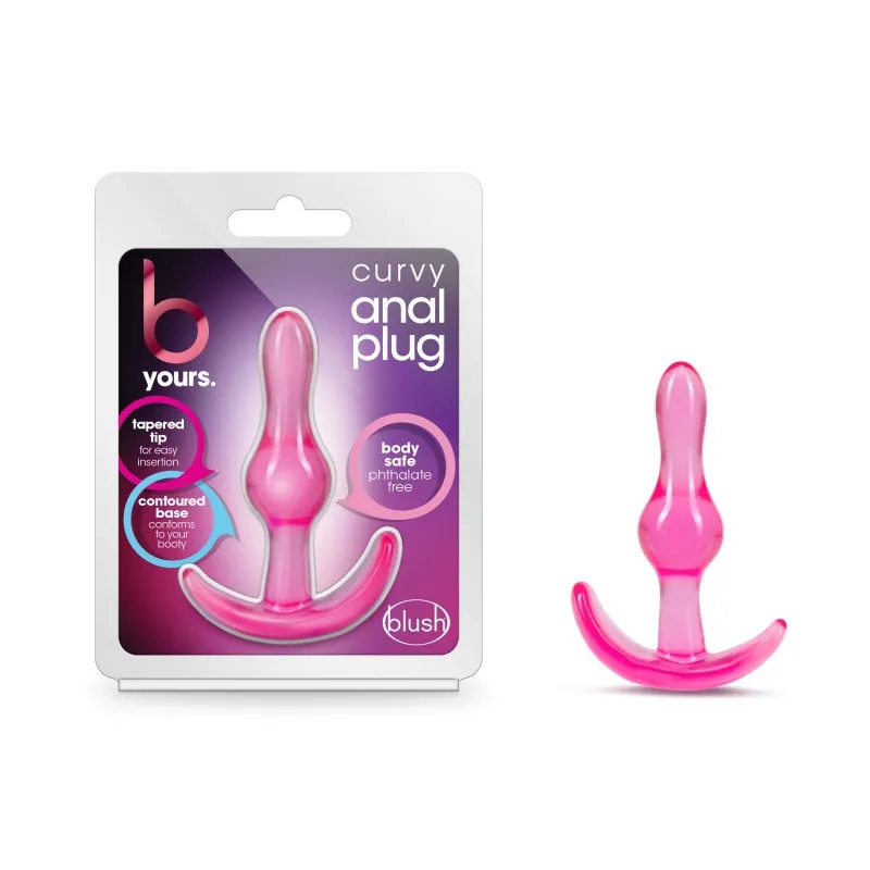 B Yours Anal Plug - Curvy - Pink