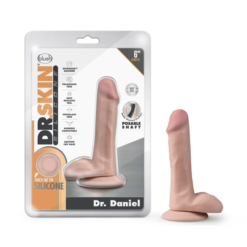 Dr. Skin Silicone Dr. Daniel 6'' Dildo
