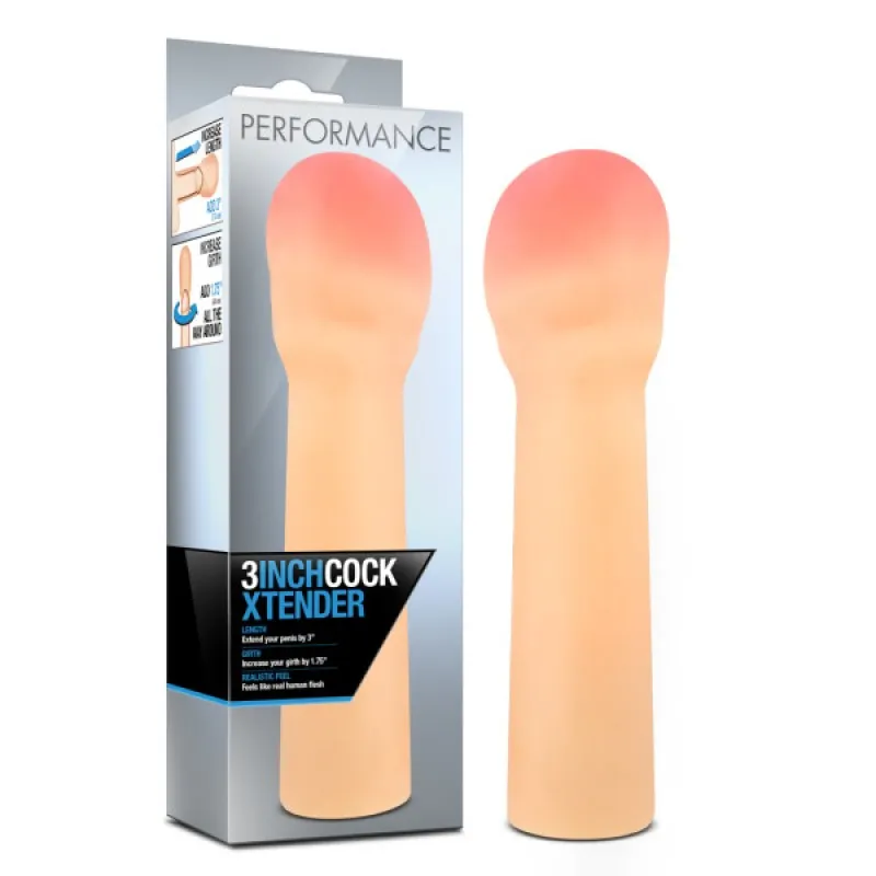 Performance 3 Inch Cock Xtender - Flesh