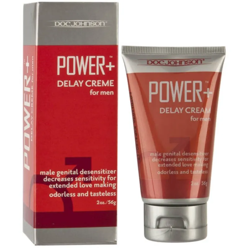 Doc Johnson Power Plus Delay Cream for Men - 56g