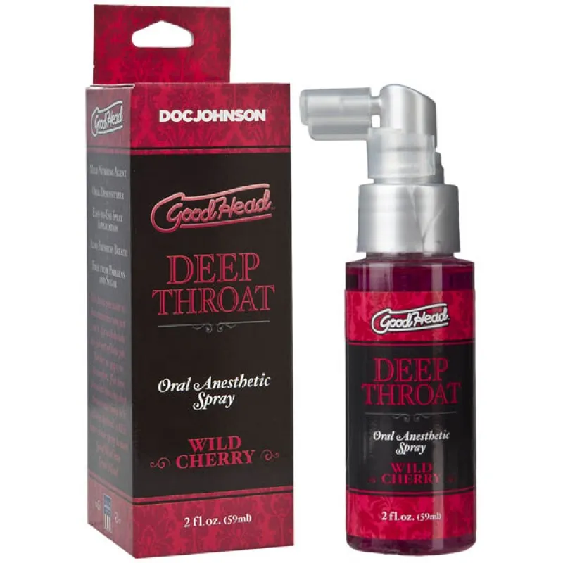 GoodHead Deep Throat Spray 59ml - Wild Cherry