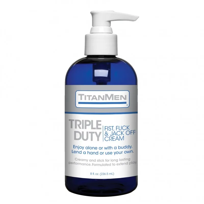 TitanMen Triple Duty - Fist, Fuck & Jack-Off Cream 237 ml