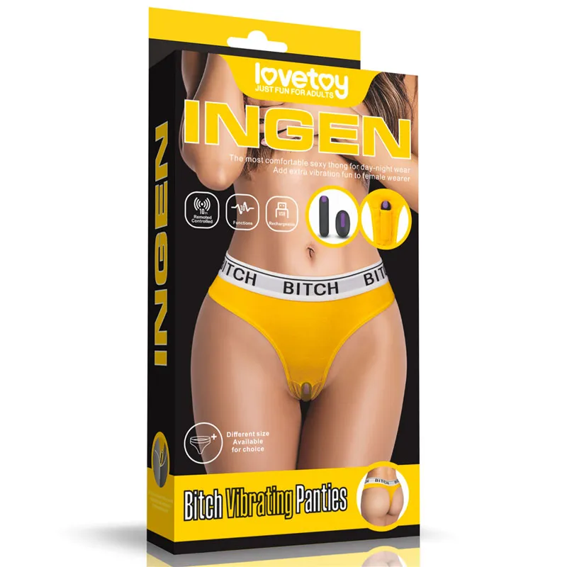 Ingen Bitch Vibrating Panties - Large