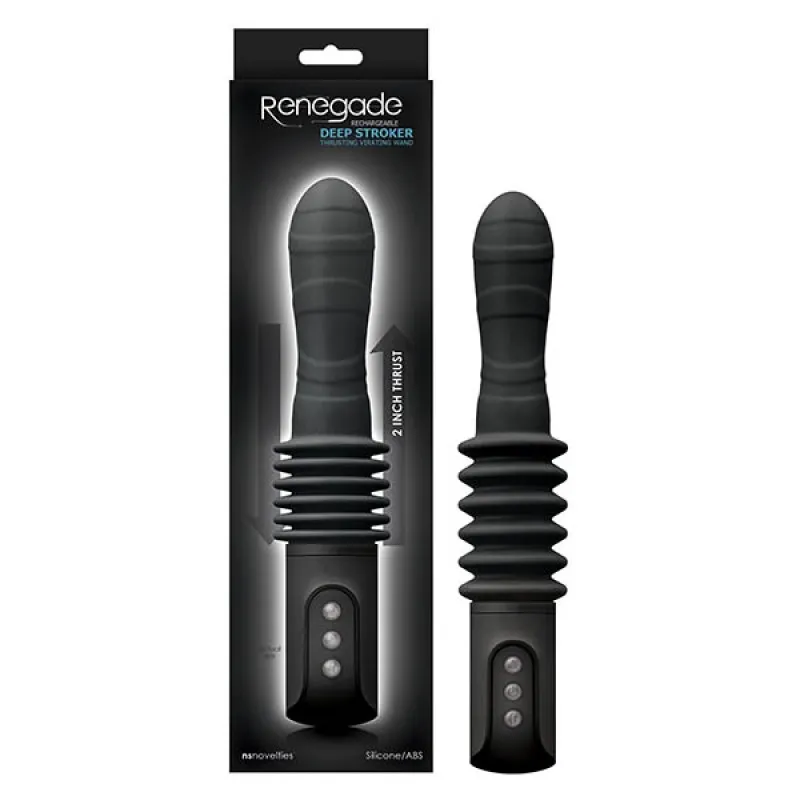 Renegade Deep Stroker Thrusting Vibrating Wand
