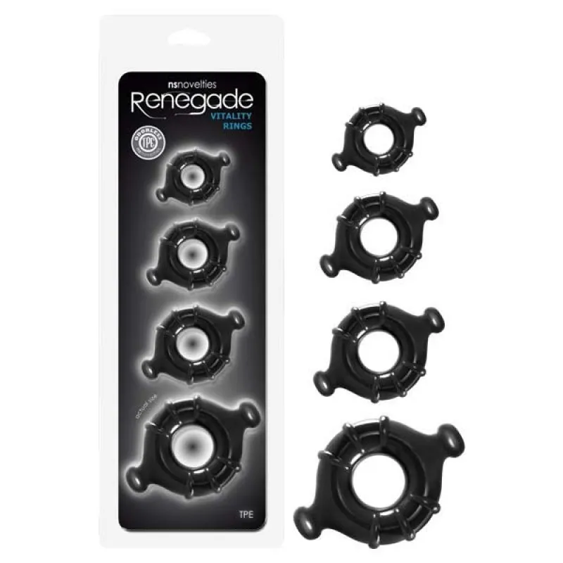 Renegade Vitality Rings - Black