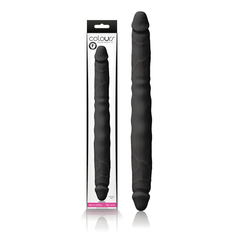Colours Double Pleasures 12" Double Dong - Black