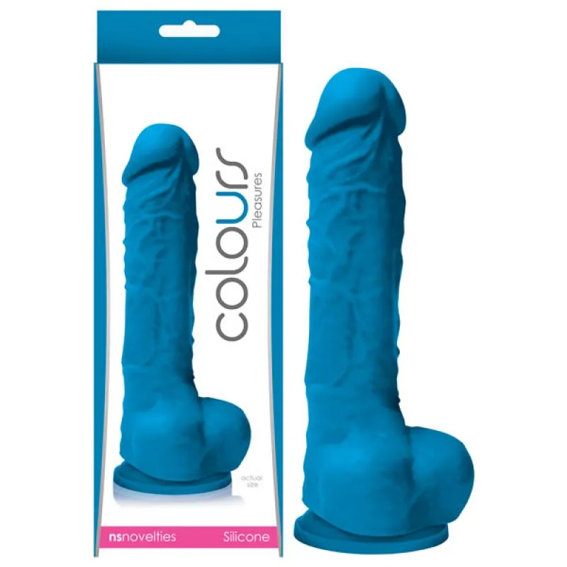 Colours Pleasures 5'' Dildo - Blue