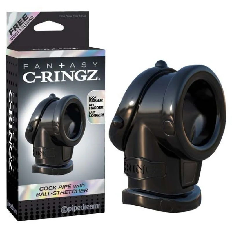 Fantasy C-Ringz Cock Pipe With Ball Stretcher