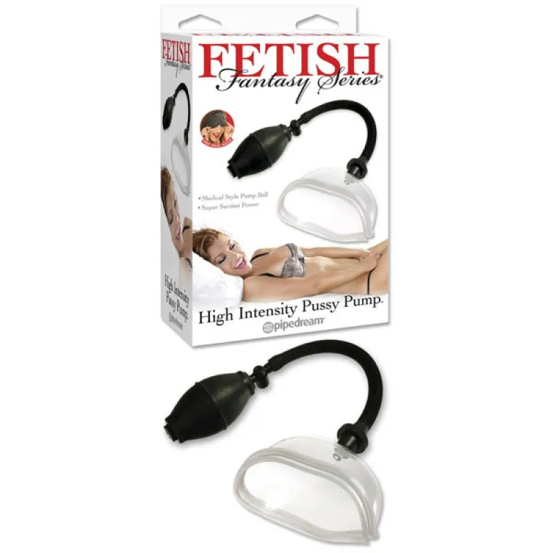Fetish Fantasy Series High Intensity Pussy Pump - Clear/Black