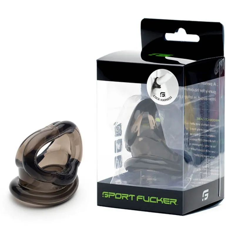 Sport Fucker Cock Harness - Smoke