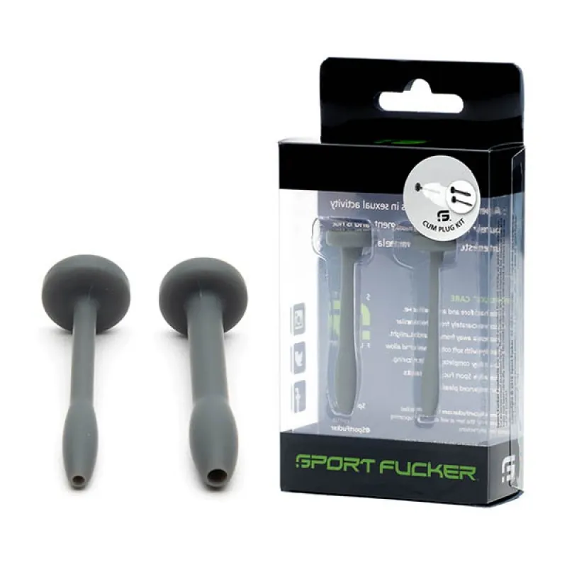 Sport Fucker Cum Plug Kit - Grey