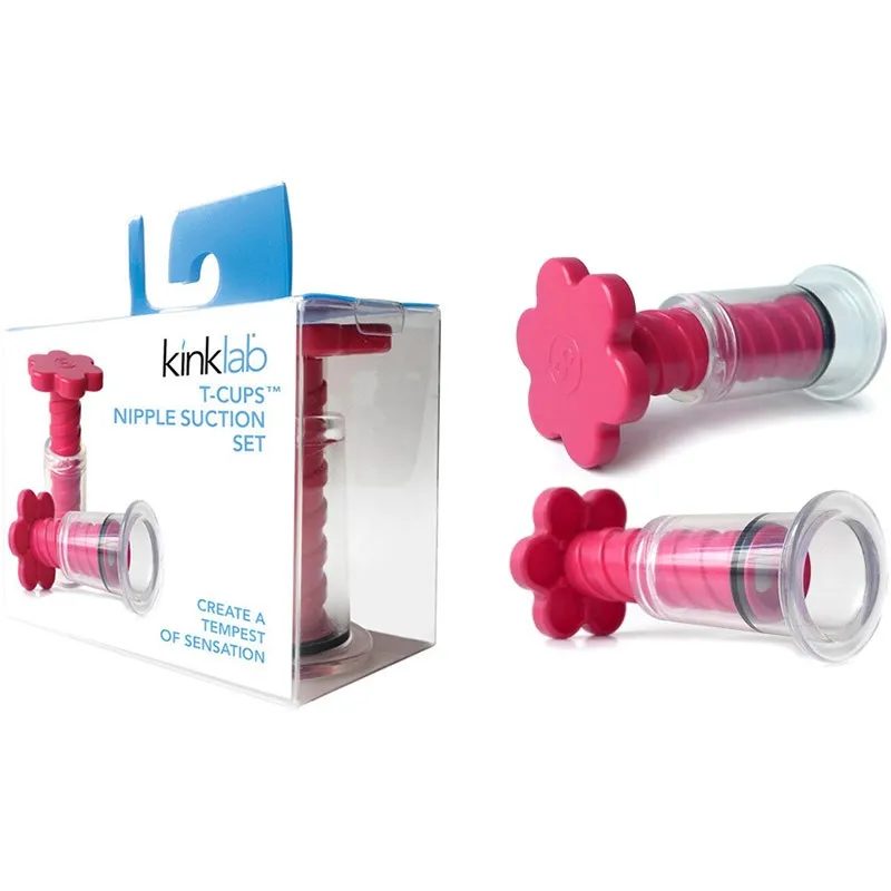 KinkLab T-Cups Nipple Suction Set